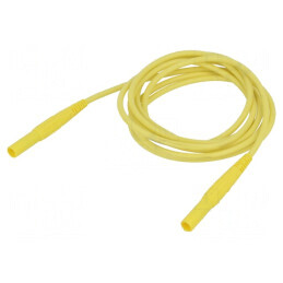 Cablu de Măsurare 19A cu Mufă Banană 4mm și Izolație, 2m | Electronic-mag.ro | Componente Electronice