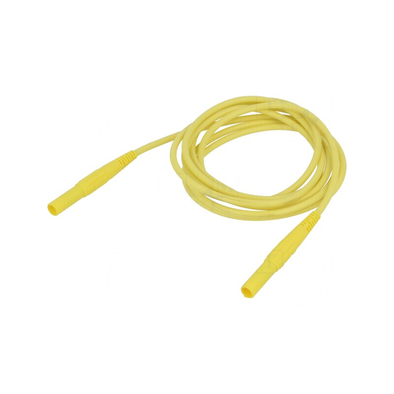 Cablu de Măsurare 19A cu Mufă Banană 4mm și Izolație, 2m | Electronic-mag.ro | Componente Electronice