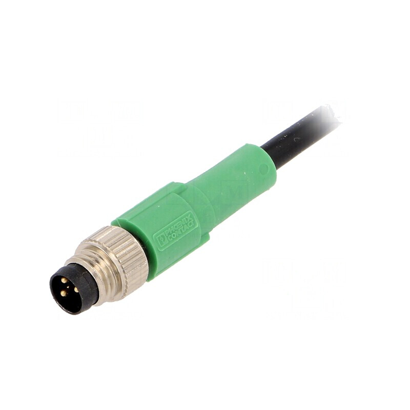 Cablu de conectare M8 3 pini 3m 250VAC 4A | Electronic-mag.ro | Componente Electronice