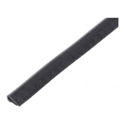 Ecran PVC Negru 10m x 8mm