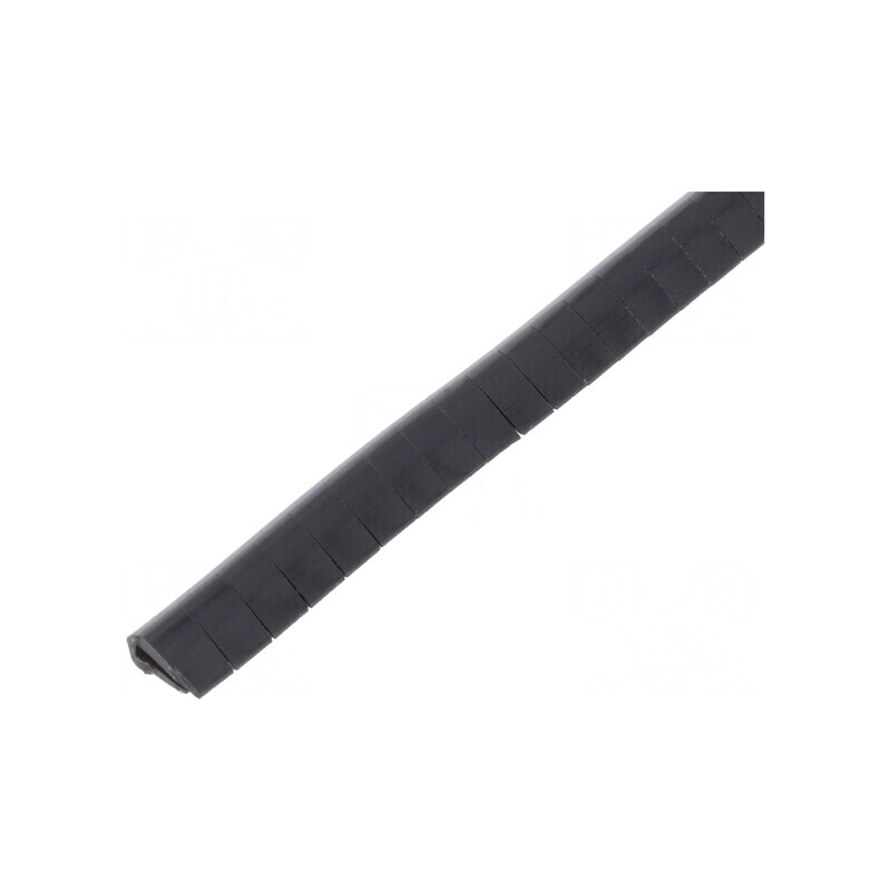 Ecran PVC Negru 10m x 8mm | Electronic-mag.ro | Componente Electronice