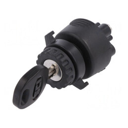 Întrerupător cu Cheie SPDT 30° | Electronic-mag.ro | Componente Electronice