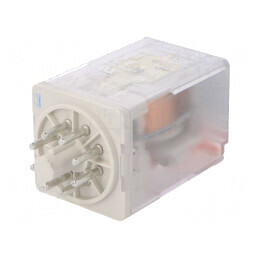 Releu Electromagnetic DPDT 230VAC 10A | Electronic-mag.ro | Componente Electronice