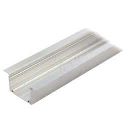 Profil Aluminiu Încastrat pentru Module LED 1m Natural PHIL | Electronic-mag.ro | Componente Electronice
