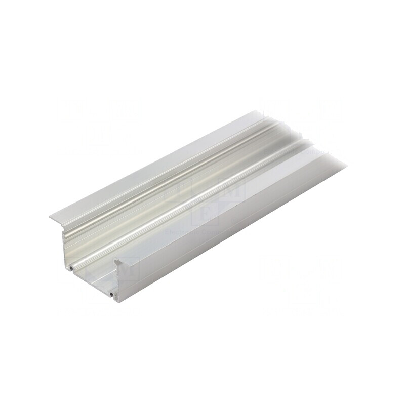 Profil Aluminiu Încastrat pentru Module LED 1m Natural PHIL | Electronic-mag.ro | Componente Electronice