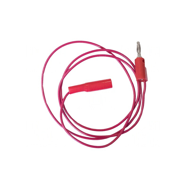 Cablu Măsurare 5A Banană 4mm-Clemă Crocodil Roșie | Electronic-mag.ro | Componente Electronice