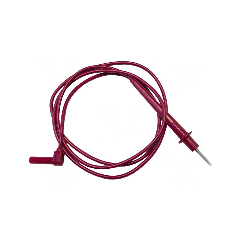 Cablu de măsurare 20A 1kV 1,2m roșu PVC | Electronic-mag.ro | Componente Electronice