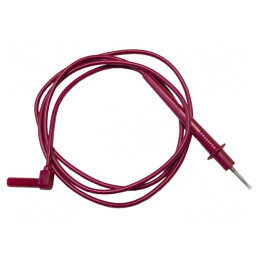 Cablu de măsurare 20A 1kV 1,2m roșu PVC | Electronic-mag.ro | Componente Electronice