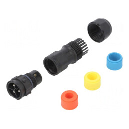 Conector Circular Tată cu Șurub PIN 3 X-Lok | Electronic-mag.ro | Componente Electronice