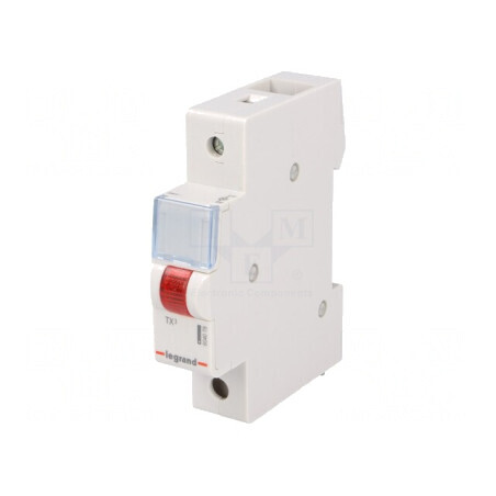 Lampă de control LED roșie 230VAC pentru șină DIN | Electronic-mag.ro | Componente Electronice