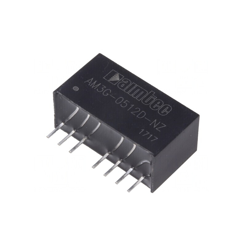 Convertor DC/DC 3W 4,5-9V la 12V/-12V SIP8 | Electronic-mag.ro | Componente Electronice