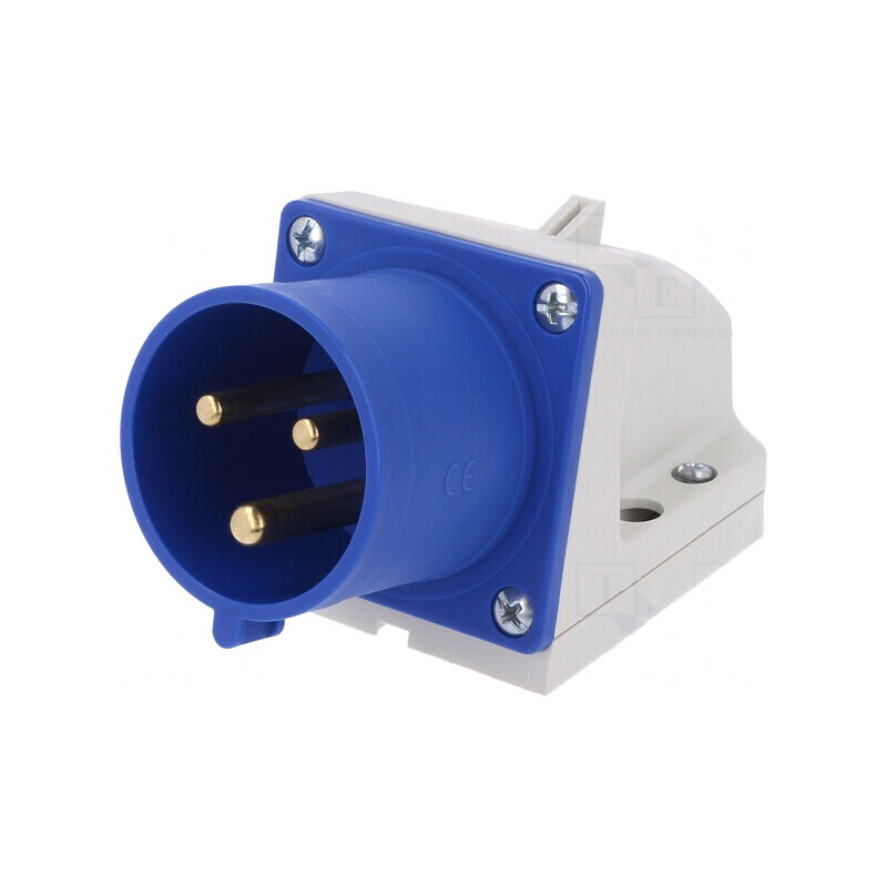 Conector alimentare AC soclu tată 32A 230V IP44 | Electronic-mag.ro | Componente Electronice