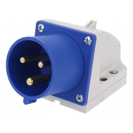 Conector alimentare AC soclu tată 32A 230V IP44 | Electronic-mag.ro | Componente Electronice