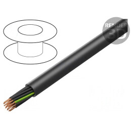 Cablu electric neecranat 18G1,5mm2 600V negru