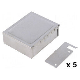 Carcasă de Oțel cu Compartiment 68x83x28mm | Electronic-mag.ro | Componente Electronice