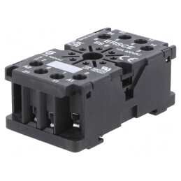 Stativ Relee 8 PIN pentru Șină DIN | Electronic-mag.ro | Componente Electronice