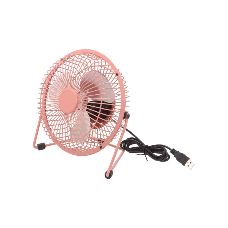Ventilator Roz Metalic 150mm 3W 5V | Electronic-mag.ro | Componente Electronice
