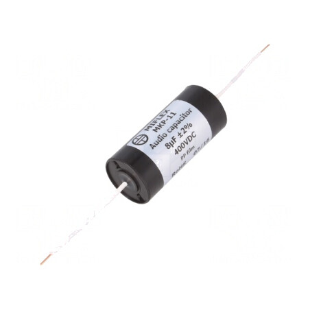 Condensator Polipropilenă 8uF 400VDC 30x65mm THT | Electronic-mag.ro | Componente Electronice