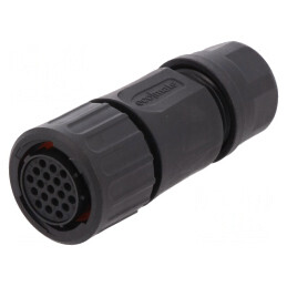 Conector circular mufă pe cablu 19 pini mamă fără contacte | Electronic-mag.ro | Componente Electronice