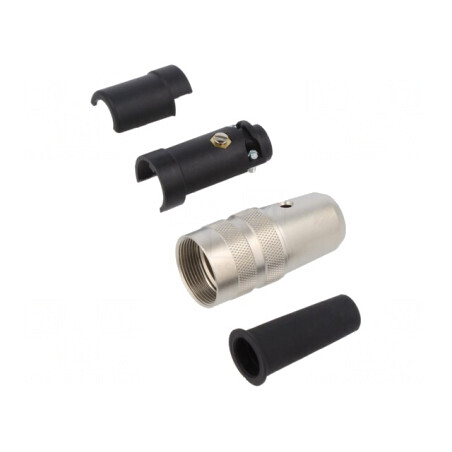Conector M16 Mufă Mamă 5PIN 6A 150V Drept | Electronic-mag.ro | Componente Electronice
