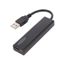 Cititor Card Memorie USB 2.0 Negru 480Mbps | Electronic-mag.ro | Componente Electronice