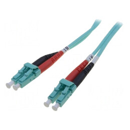 Patch Cord Fibră Optică OM3 LC/UPC 10m LSZH | Electronic-mag.ro | Componente Electronice