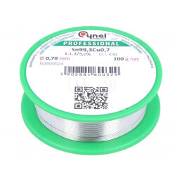 Sârmă de Lipit fără Plumb 0,7mm 100g | Electronic-mag.ro | Componente Electronice