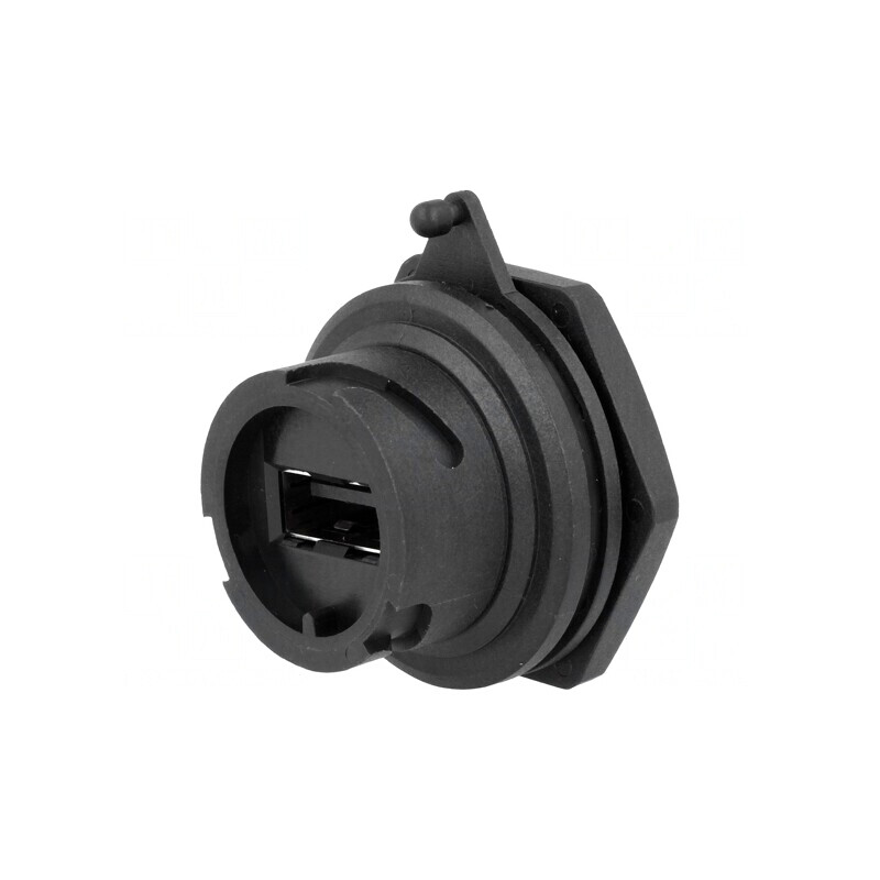 Soclu USB A pentru panou IP67 | Electronic-mag.ro | Componente Electronice