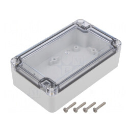 Carcasă universală cu bucșă din alamă 75x125x37mm | Electronic-mag.ro | Componente Electronice
