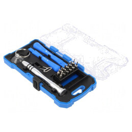 Set Șurubelnițe de Precizie 17 Buc. | Electronic-mag.ro | Componente Electronice