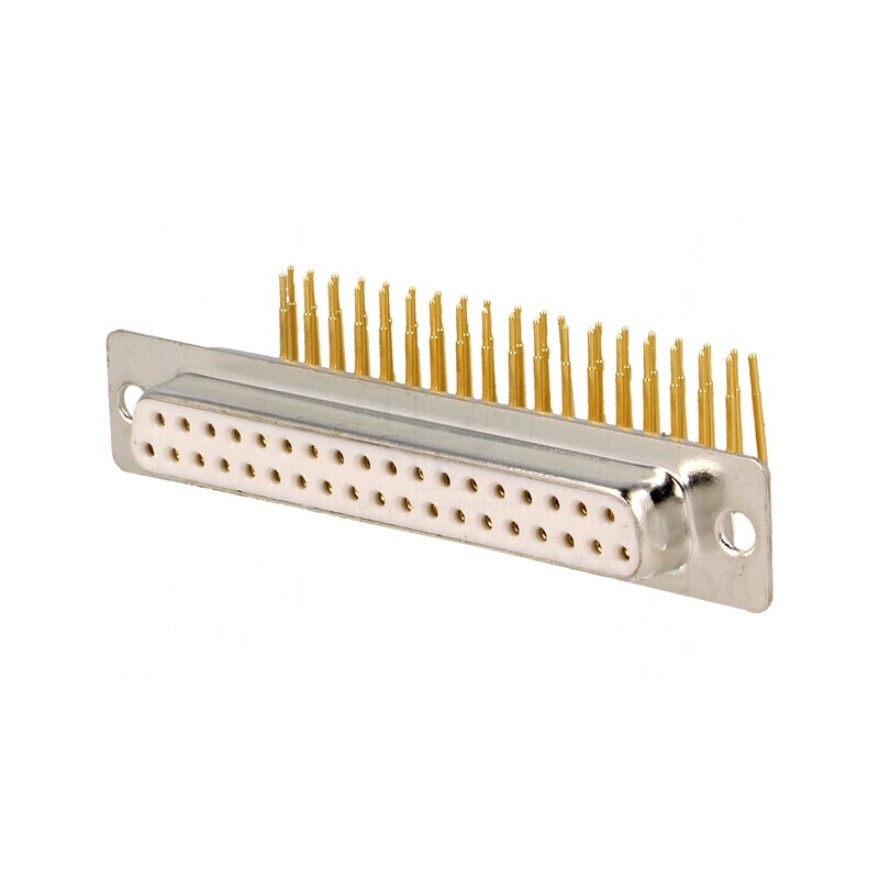 D-Sub 37-Pin Soclu Mamă PCB 90° THT | Electronic-mag.ro | Componente Electronice
