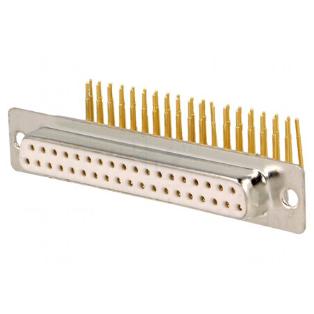 D-Sub 37-Pin Soclu Mamă PCB 90° THT | Electronic-mag.ro | Componente Electronice