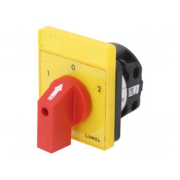 Comutator cu came 3 poziții 16A 1-0-2 pentru încastrare | Electronic-mag.ro | Componente Electronice