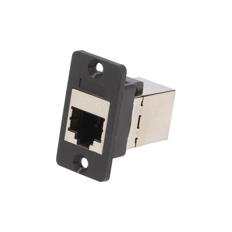 Adaptor SLIM Cat 6a Ecranat 8p8c 29mm Plastic | Electronic-mag.ro | Componente Electronice Adaptor SLIM Cat 6a Ecranat 8p8c 29mm Plastic | Electronic-mag.ro | Componente Electronice