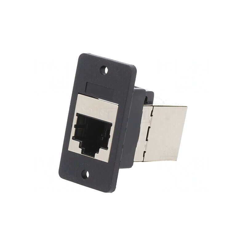 Adaptor SLIM Cat 6a Ecranat 8p8c 29mm Plastic | Electronic-mag.ro | Componente Electronice Adaptor SLIM Cat 6a Ecranat 8p8c 29mm Plastic | Electronic-mag.ro | Componente Electronice