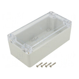 Carcasă universală cu bucșă din alamă 80x160x60mm | Electronic-mag.ro | Componente Electronice