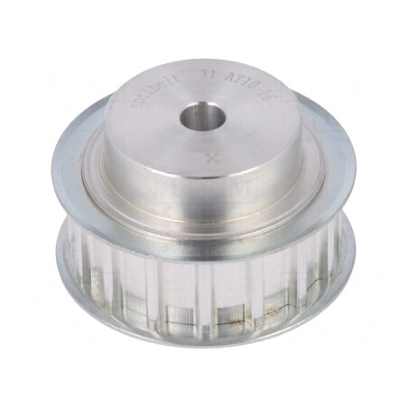 Roată Curea AT10 Aluminiu 49mm | Electronic-mag.ro | Componente Electronice