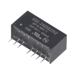 Convertor DC/DC 2W 9-36V la 5V 400mA SIP8 | Electronic-mag.ro | Componente Electronice