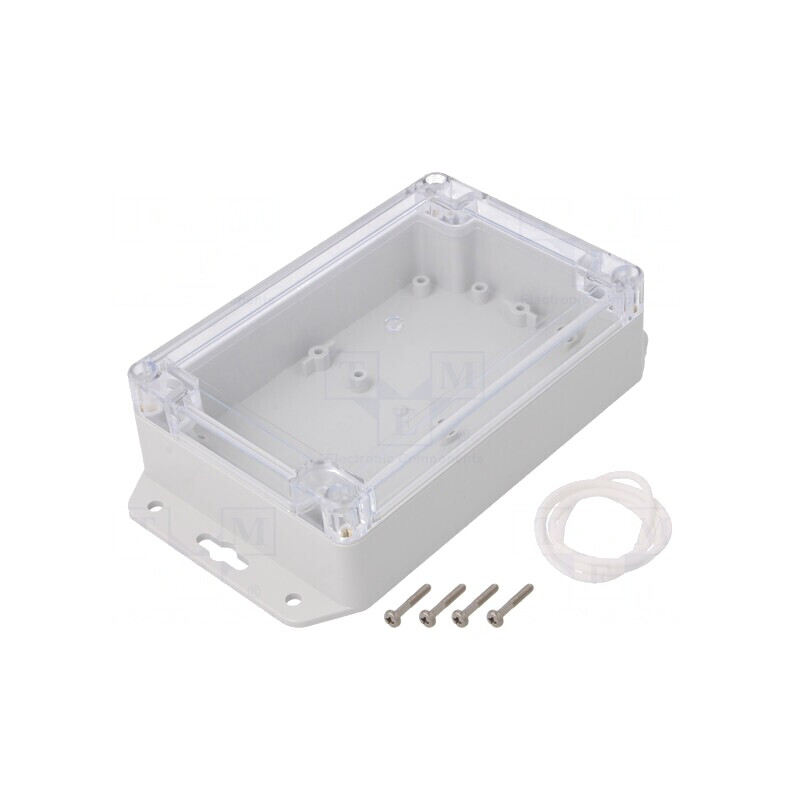 Carcasă universală ABS gri deschis 100x150x45mm | Electronic-mag.ro | Componente Electronice