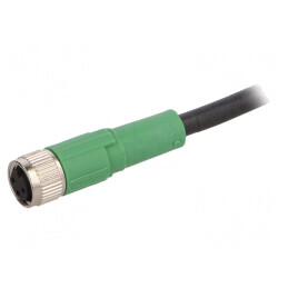 Cablu de conectare M8 3 pini 1.5m 60VAC 4A PUR | Electronic-mag.ro | Componente Electronice