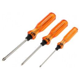 Set Șurubelnițe Phillips și Plată 3 Bucăți | Electronic-mag.ro | Componente Electronice
