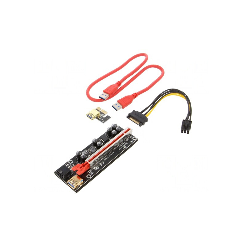 Riser USB 3.0 pentru Miner Criptomonede 600mm Roşu | Electronic-mag.ro | Componente Electronice Riser USB 3.0 pentru Miner Criptomonede 600mm Roşu | Electronic-mag.ro | Componente Electronice