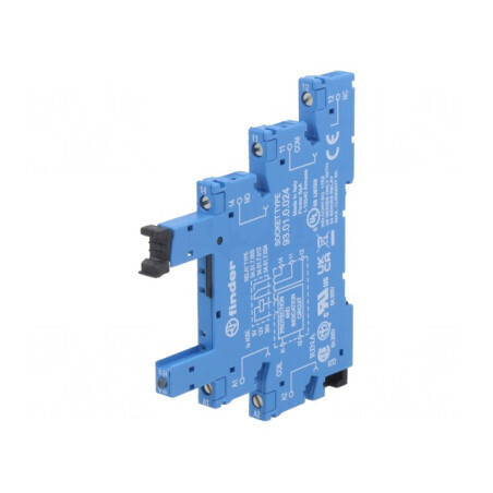 Stativ pentru Șină DIN cu Cleme și Șurub IP20 250VAC 6A | Electronic-mag.ro | Componente Electronice