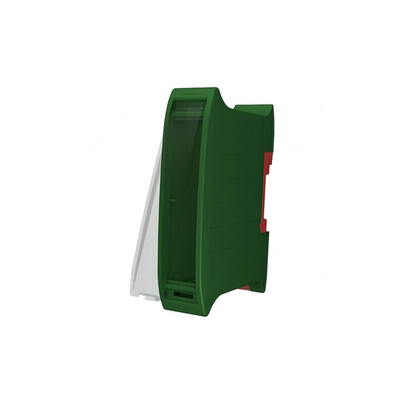 Carcasă pentru șină DIN verde 101x22.5x80.1mm | Electronic-mag.ro | Componente Electronice Carcasă pentru șină DIN verde 101x22.5x80.1mm | Electronic-mag.ro | Componente Electronice