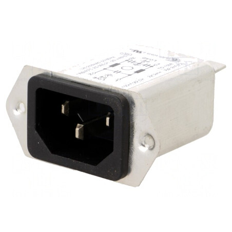 Conector Alimentare AC 1A 250V IEC 60320 | Electronic-mag.ro | Componente Electronice