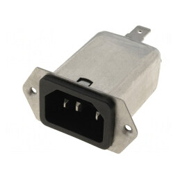 Conector alimentare AC 15A 250V IEC 60320 | Electronic-mag.ro | Componente Electronice