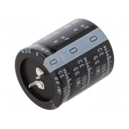 Condensator Electrolitic Snap-In 470uF 450V 35x40mm 20% | Electronic-mag.ro | Componente Electronice