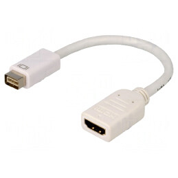 Adaptor DVI mini la HDMI 0,21m | Electronic-mag.ro | Componente Electronice