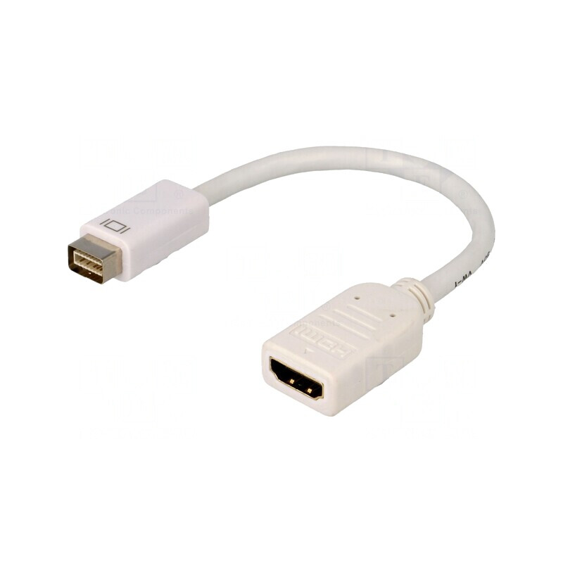 Adaptor DVI mini la HDMI 0,21m | Electronic-mag.ro | Componente Electronice