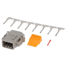 Conector DTM 8 Pini Mamă Crimpat pe Cablu | Electronic-mag.ro | Componente Electronice